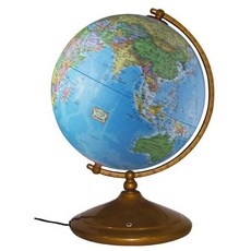 세계로 국문판 신형 별이뜨는지구본 센서자동 On-Off 270-HGSN, 블루