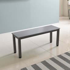 홈인홈 the 튼튼한 벤치 테이블 1500 x 300 mm, 상판 (그레이) + 다리 (그레이)