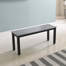 홈인홈 the 튼튼한 벤치 테이블 1200 x 300 mm, 상판 (그레이) + 다리 (블랙)