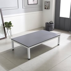 홈인홈 the 튼튼한 책상 겸 테이블 좌식 1500 x 800 mm, 상판 (그레이) + 다리 (화이트)