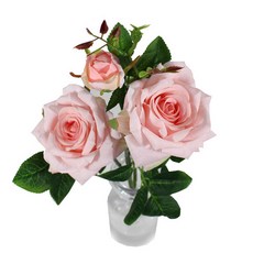 F&G人造玫瑰花枝, 粉色