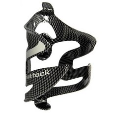 MATTOK碳纖維紋路水壺籠, 黑色的, 1個