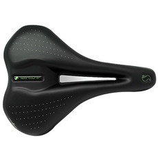 sportourer凝膠流動自行車坐墊 MAX FLX 特大, 黑色的, 1個