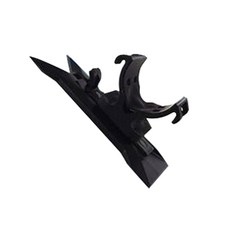 車把智能手機支架, 黑色的, 1個