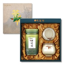 대나무건강나라 대잎차 선물세트 7호, 대잎차 30g + 1인 다기세트, 1세트