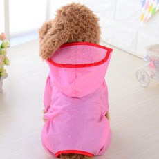 ZEZEPET 螢光線條設計寵物雨衣, Y304PDFC018