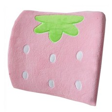 Hongdaesunhuisyap 卡通人物靠墊 050, 粉紅草莓