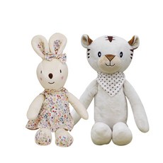 CONY BABY 安撫娃娃 兔子+白虎 隨機出貨, 1組