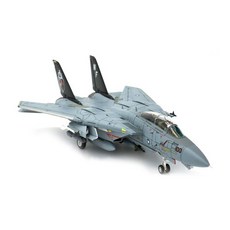 제이씨윙스 1/72 F-14A Tomcat Black Knights USS Kitty Hawk 1998 한정판JCW500372GY 모형비행기, 혼합 색상, 1개