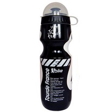 디바이크 뚜르드 프랑스 물통, 블랙 + 화이트, 650ml, 1개