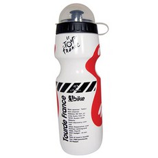 디바이크 뚜르드 프랑스 물통, 화이트 + 레드, 650ml, 1개