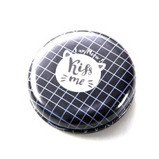 비케이 접이식 손거울 6 x 6 cm, 12, 1개