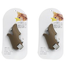 AnTs 강아지 큐티 덕 입마개 S, 쵸콜렛, 2개