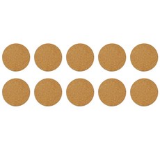 모두의팩토리 무지 11종 컵 코스터 코르크 01 10p 세트, 10개