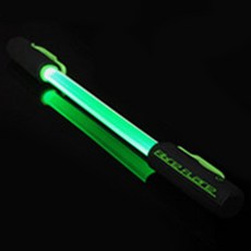 纖維火炬側自行車燈, 綠色, 1個