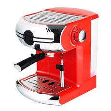 Voaas 커브라인 에스프레소 머신, VO-E-01(레드)
