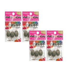 인팩션 민물도래추 DMF-104 6.0g, 4개