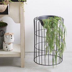 聖誕節金色金屬立式花盆, 單色