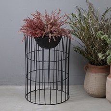 聖誕節金色金屬立式花盆, 單色