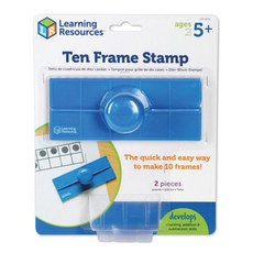 Learning Resources 數學學習印章 LER6652 10格組, 1套