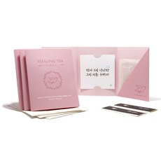 1AM 사랑 힐링 티세트 초콜렛 루이보스, 3세트, 사랑 카드 패키지 + 티백 + 캘리그라피 미니카드 먼저그의나라 + 편지봉투 + 봉합 스티커, 3개입