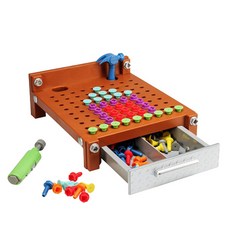 Educational Insights Learning Resources 設計與鑽頭工作台 EDI4170, 8種, 1個