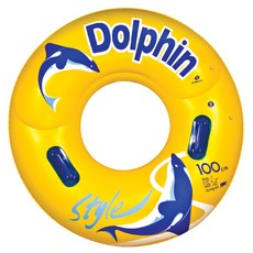 ABM 手柄式游泳圈 100cm, Dolphin, 1入
