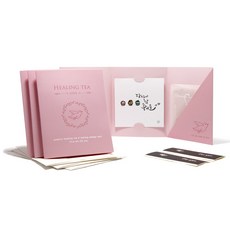 1AM 사랑 힐링 티세트 초콜렛 루이보스, 3세트, 사랑 카드 패키지 + 티백 + 캘리그라피 미니카드 당신이참좋아요 + 편지봉투 + 봉합 스티커, 12g, 3개입