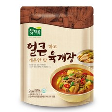 생채움 즉석 얼큰육개장, 570g, 1개