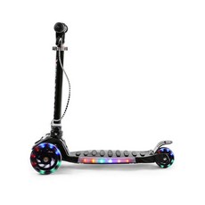 꾸꾸 LED 젤리 킥보드, 블랙, 1개