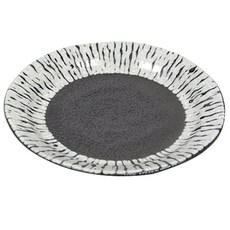 Dear Living 斑馬紋盤, 黑色, 1個