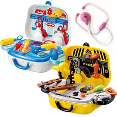 agaplus 車包工具玩+醫院玩+聽診器, 混色