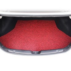 Lime 汽車專用絲圈後車箱保護墊 厚度12mm 紅黑色, Genesis G70 2輪驅動/4輪驅動