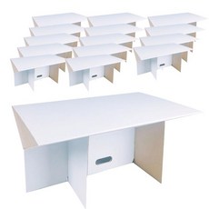 베리구즈 무지 박스테이블 15p, 화이트