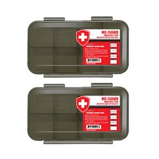 몽크로스 태클박스 소품케이스 MC-156WB 2p, 블랙