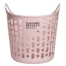 SHABATH Color Story 韓國製開口型洗衣籃, 粉紅色
