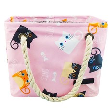 THE ZAKKA Nyamini 貓咪沐浴包粉色, 1個, 粉色