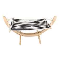 ANTS 寵物條紋搖搖床, 黑色的