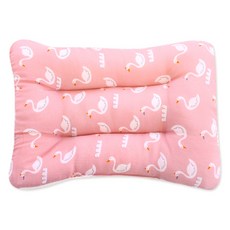 DRESSHOUSE 粉色天鵝印花網眼透氣枕頭, 粉色