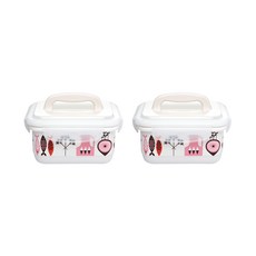 젠앤락 하비스트 레드 생생용기 2.7L, 2개