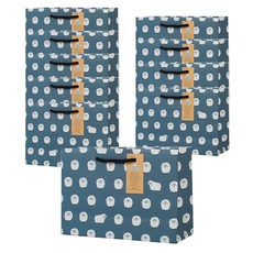 TOCTOC 印花包裝提袋 10入, 藍羊