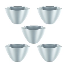 AnTs 廚房用品塑膠收納盒 5入, 灰色, 5個