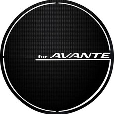 Bagen Avante MD 加油口貼紙, 碳纖維黑, 1個