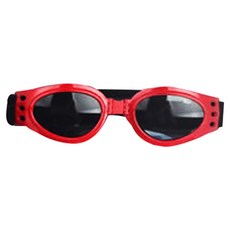 알럽펫 큐트 강아지 선글라스 L, 레드, 1개