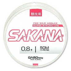 사카나 경기용 슈퍼 스트롱 낚싯줄, 투명, 1개