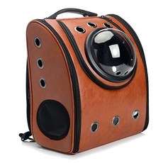 Imarket DOGnCATs寵物後背包 PET-200, 棕色, 1個