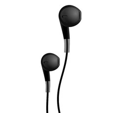 LC 엘레강스 라운드 인이어 이어폰, L-52, 블랙