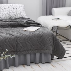 BELLELIFE 60支棉絎縫薄被, 木炭