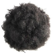 Tree 폭탄 뽀글이 파티 가발, 블랙