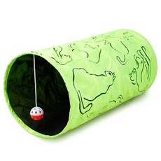 제제펫 고양이 패턴 캣터널, Y417PCTT001, 1개